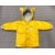 Barnaba kurtka pikowana SONIC z kapturem żółta rozmiar 80 cm