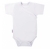 Eevi body rozpinane z krótkim rękawem WHITE BASIC białe rozmiary 50,56,62, 68 cm