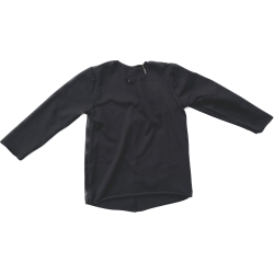 KIDI bluzka z długim rękawem CZARNA super cienka bluzeczka rozmiary 92, 98, 104, 110, 116 cm