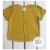 KIDI bluzka dresowa z krótkim rękawem MIÓD super cienka bawełna rozmiary 68,80,86 cm