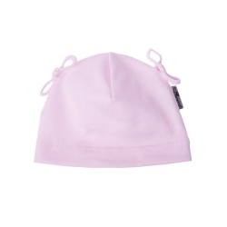 MirMar czapka bawełniana mycka PIPI różowa czapeczka dla dziecka obwód głowy 32, 34, 36 cm