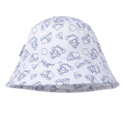 MirMar kapelusz Gapulek biały w koparki kapelusik na lato rozmiary 44-48
