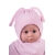 MirMar Czapka zimowa ocieplana MAJA różowa welurowa czapeczka dla dziecka na obwód głowy 36, 40 cm