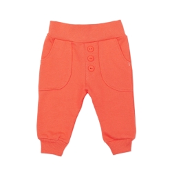 Pinokio spodnie Kids & Bricks pomarańczowe rozmiar 74 cm