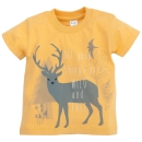 Pinokio bluzka z krótkim rękawem T-shirt WILD BOY żółty rozmiary 74, 80, 86, 104, 116, 122 cm