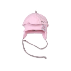 Pinokio czapka PAULINA różowa rozmiary 62-74 cm
