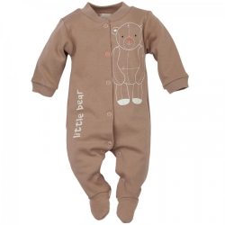 Pinokio pajacyk LITTLE BEAR brązowy rozmiary 68 cm Organic Cotton