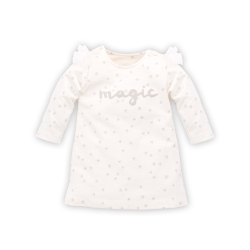 Pinokio sukienka MAGIC STAR gwiazdka ecru rozmiary 92, 98, 104 cm