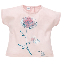 Pinokio bluzka z krótkim rękawem T-shirt MARTINET różowa bluzeczka rozmiary 74, 80,  110,116cm