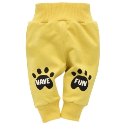 Pinokio spodnie legginsy FUNNY DOG limonkowe rozmiar 86 cm