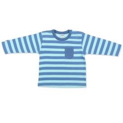 Pinokio bluzka z długim rękawem GARCON niebieska rozmiary 74, 80 cm