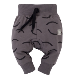 Pinokio spodnie legginsy LE TIGRE grafitowe rozmiary 62, 68, 74, 80, 92 cm