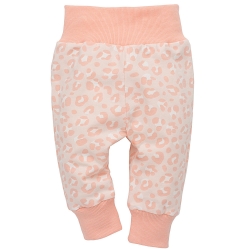 Pinokio spodnie legginsy SWEET PANTHER różowe rozmiary 62, 68, 74, 80, 92 cm