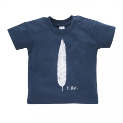 Pinokio bluzka z krótkim rękawem T-shirt WILD BOY granatowy rozmiary 74, 80, 86, 104, 110, 116, 122 cm