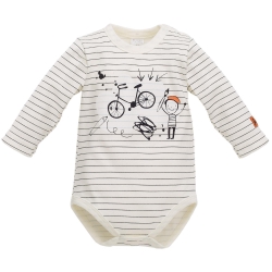 Pinokio body z długim rękawem XAVIER paski rozmiary 62  cm