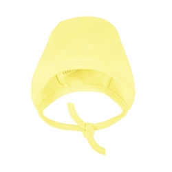 Pinokio czapka Basic żółta wiązana czapeczka dla dziecka na wzrost 74 cm