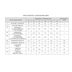 Pinokio body z długim rękawem DREAMER beżowe z górami rozmiary 62, 68, 74, 80, 86cm