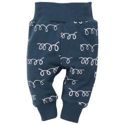 Pinokio spodnie legginsy HAPPY LLAMA grafitowe rozmiary 74, 80 cm