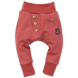 Pinokio spodnie Pumpy HAPPY LLAMA czerwone rozmiary 62,74, 80, 92, 98 cm