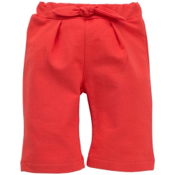 Pinokio spodnie 7/8 czerwone z kokardą LOVE&LOVE rozmiary 68,74,80,86,92,104 cm