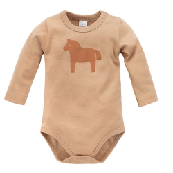 Pinokio body z długim rękawem WOODEN PONY brązowe rozmiary 68, 80, 86 cm