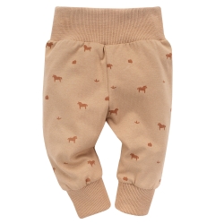 Pinokio spodnie legginsy WOODEN PONY brązowe rozmiary 68, 74, 86 cm