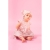 Pinokio sukienka LOVE SUMMER różowa z krótkim rękawkiem rozmiar 80 cm
