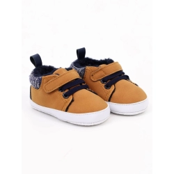 Buciki NIECHODKI buty dla dziecka Scorpio Yo Club OBO-0016C obuwie dziecięce na rzepy ze ściągaczem r. 6-12 miesięcy