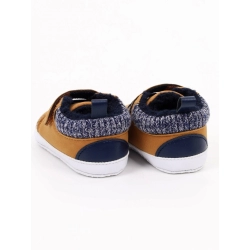 Buciki NIECHODKI buty dla dziecka Scorpio Yo Club OBO-0016C obuwie dziecięce na rzepy ze ściągaczem r. 6-12 miesięcy