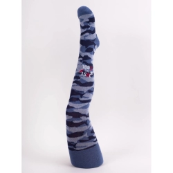 Rajstopy dziecięce bawełniane Scorpio Yo Club RAB-0003C rajstopki dla dziecka rozmiar 104/110 cm niebieskie