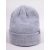 Czapka zimowa chłopięca Szara Scorpio CZZ-0487C ciepła czapeczka dla dziecka na obwód głowy 50-52 cm