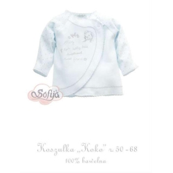 Sofija koszulka KOKO niebieska rozmiary 50, 68 cm