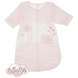 Sofija śpiworek dla dziecka DUDUŚ różowy rozmiary 74, 80, 86 cm