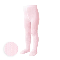 Rajstopy bawełniane dla dziecka na wzrost 92/98 cm Steven FO370071J rajstopki dziecięce WARKOCZ różowe