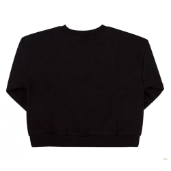 Bluza dresowa Bembi czarna dla dziecka na wzrost 122, 128, 134 cm