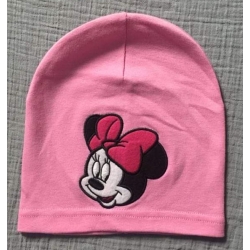 Czapka dziecięca MINNIE MOUSE różowa czapeczka dla dziecka na obwód głowy 46/52 cm One Size