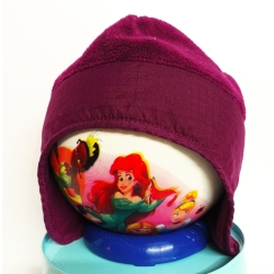 Czapka dziecięca polarowa GIRLS czapeczka dla dziecka na obwód głowy 46-48 cm
