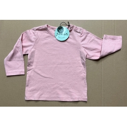 Bluzka dziecięca z długim rękawem JOLLEIN dla dziecka na wzrost wzrost 74/80 cm Mini Dots Blush Pink