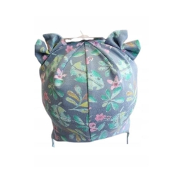 Czapka wiązana Maja AMELKA miętowa czapeczka dla dziecka na obwód głowy 36, 38, 40, 42, 50 cm