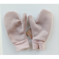 Rękawiczki dla dzieci Maja Mano rękawice dziecięce jednopalczaste BRUDNY RÓŻ rozmiar L