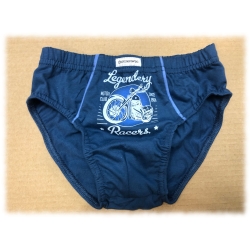 Majteczki SLIPY chłopięce Marcinkowski majtki dla chłopca LEGENDARY RACERS jeans rozmiar 116/122 cm