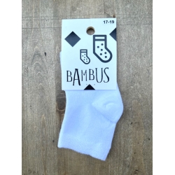 Skarpetki bambusowe Skartex Białe skarpety w rozmiarze 17-19 (10-12 cm)