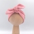 Opaska bawełniana na głowę Pin Up wiązana Baby in World Brudny róż rozmiar 0-3m