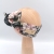 Opaska bawełniana na głowę Pin Up wiązana Baby in World Black Roses rozmiar 6-12m