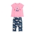 Komplet bluzka + spodnie legginsy BEMBI KS654 Unicorn zestaw bluzeczka + spodenki rozmiary 86-98 cm