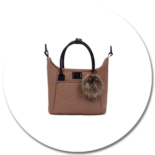 Elegancka i praktyczna torba z pomponem