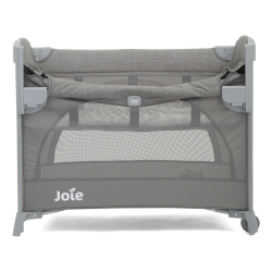 Joie Kubbie Sleep Foggy Grey składane łóżeczko turystyczne z podnoszonym dnem