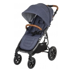 Valco Baby SNAP 4 Trend SPORT V2 DENIM Tailor Made wózek spacerowy na pompowanych kołach do 22 kg + okrycie na nogi