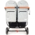 Valco Baby wózek dla bliźniąt Snap Duo TREND Tailor Made GREY MARLE