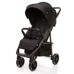 4Baby MOODY XXII Black wózek spacerowy z maksymalnym obciążeniem do 22 kg